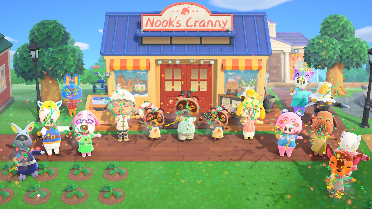 Grand reopening photo of Nook's Cranny.