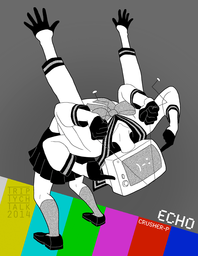 October 2014 - 'ECHO'<br>based on the song 'ECHO' by Crusher. old work, still like it